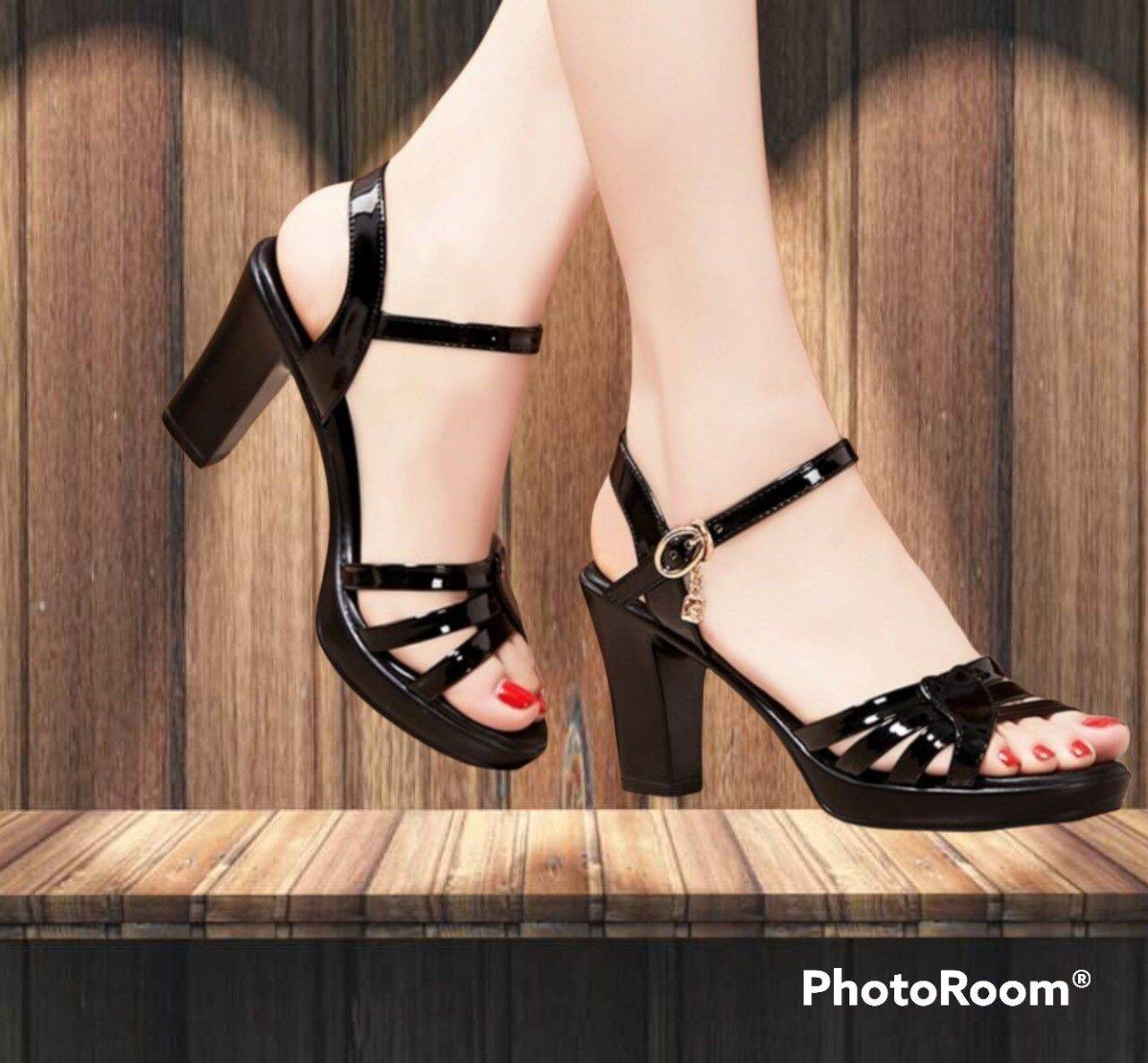 giày sandal cao gót quai chéo