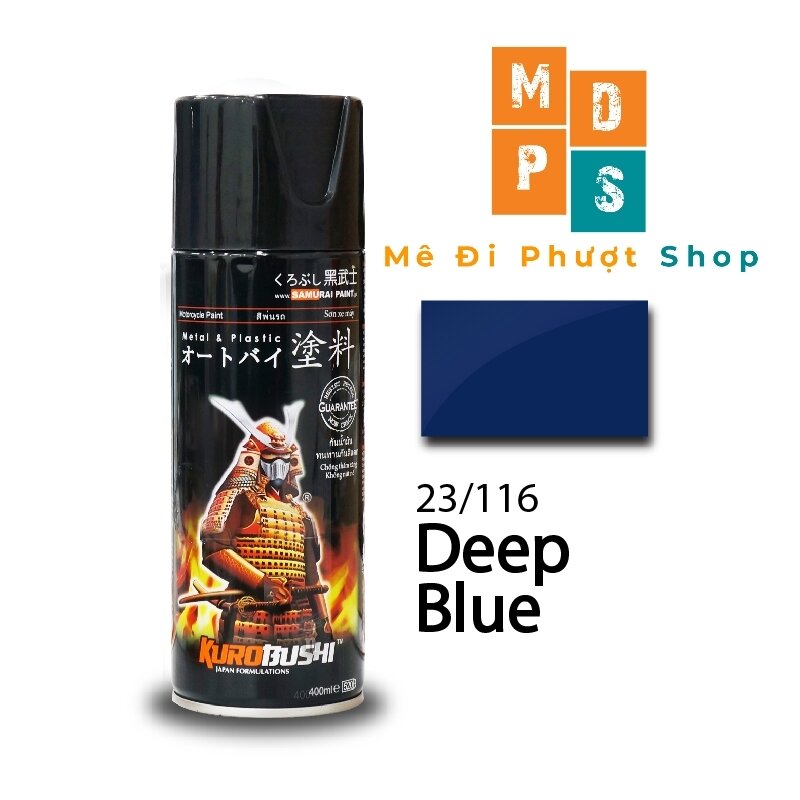 _ 116 _ chai sơn sịt màu xanh dương đậm _ sơn sịt samurai chính hãng _ 23/116