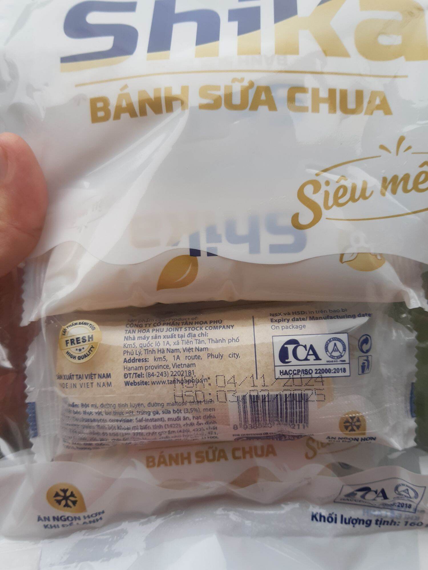 Bánh sữa chua (8 bánh/túi)
