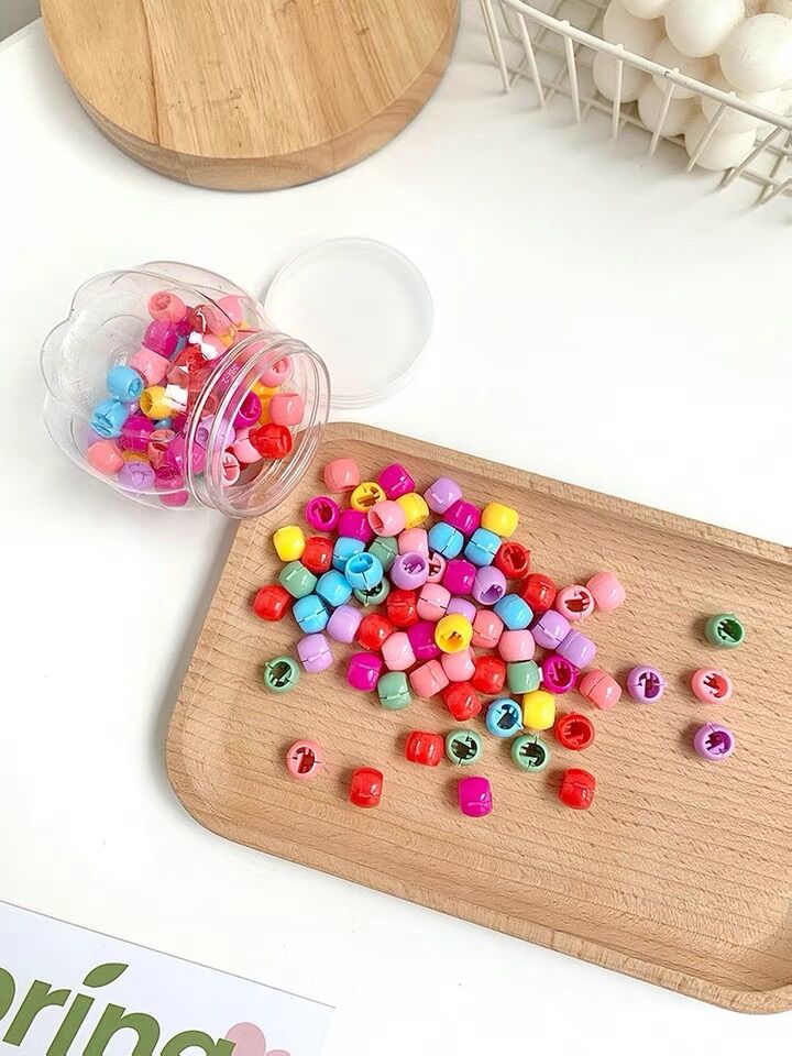 set kẹp bín tóc 2 kiểu 50 cái dễ thương cho bé gái