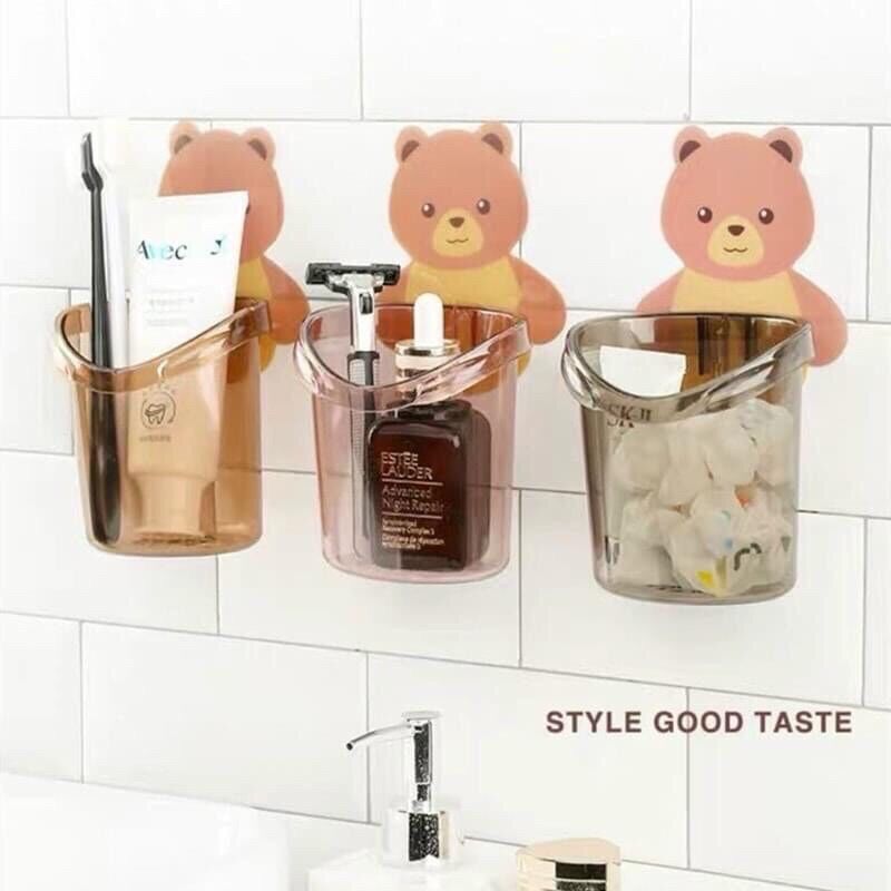 Cốc gấu đa năng dán tường 35k/2 cái