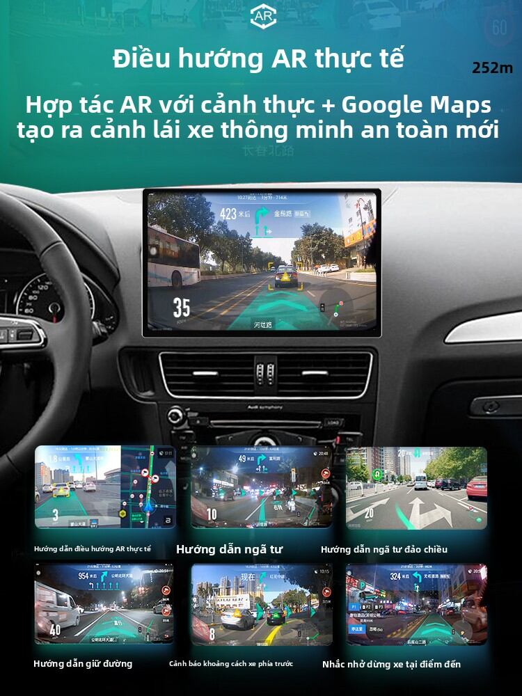 CHECHANGDA | 12.8 Inch 360 Degree Panoramic Backup Camera Center Display Giá 14,285,000 Đồng*Miễn phí vận chuyển