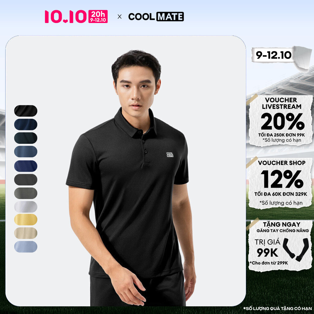 [CHỈ 20H 9-12.10 TẶNG QUÀ ĐƠN TỪ 299K]Áo Polo thể thao nam ProMax-S1 Logo Coolmate