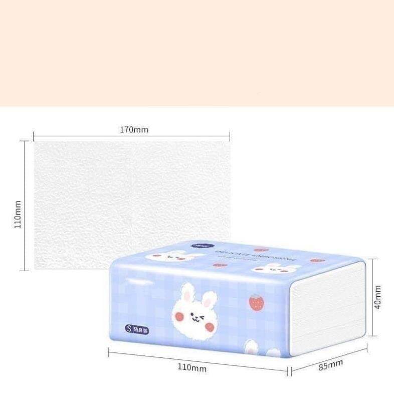 Combo 10 Gói giấy ăn thỏ trắng siêu dai siêu mịn( Nội địa trung )