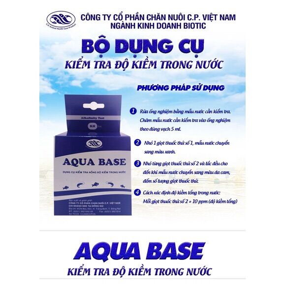 Bộ test Kiềm CP mẫu mới nhất, đo kiềm CP