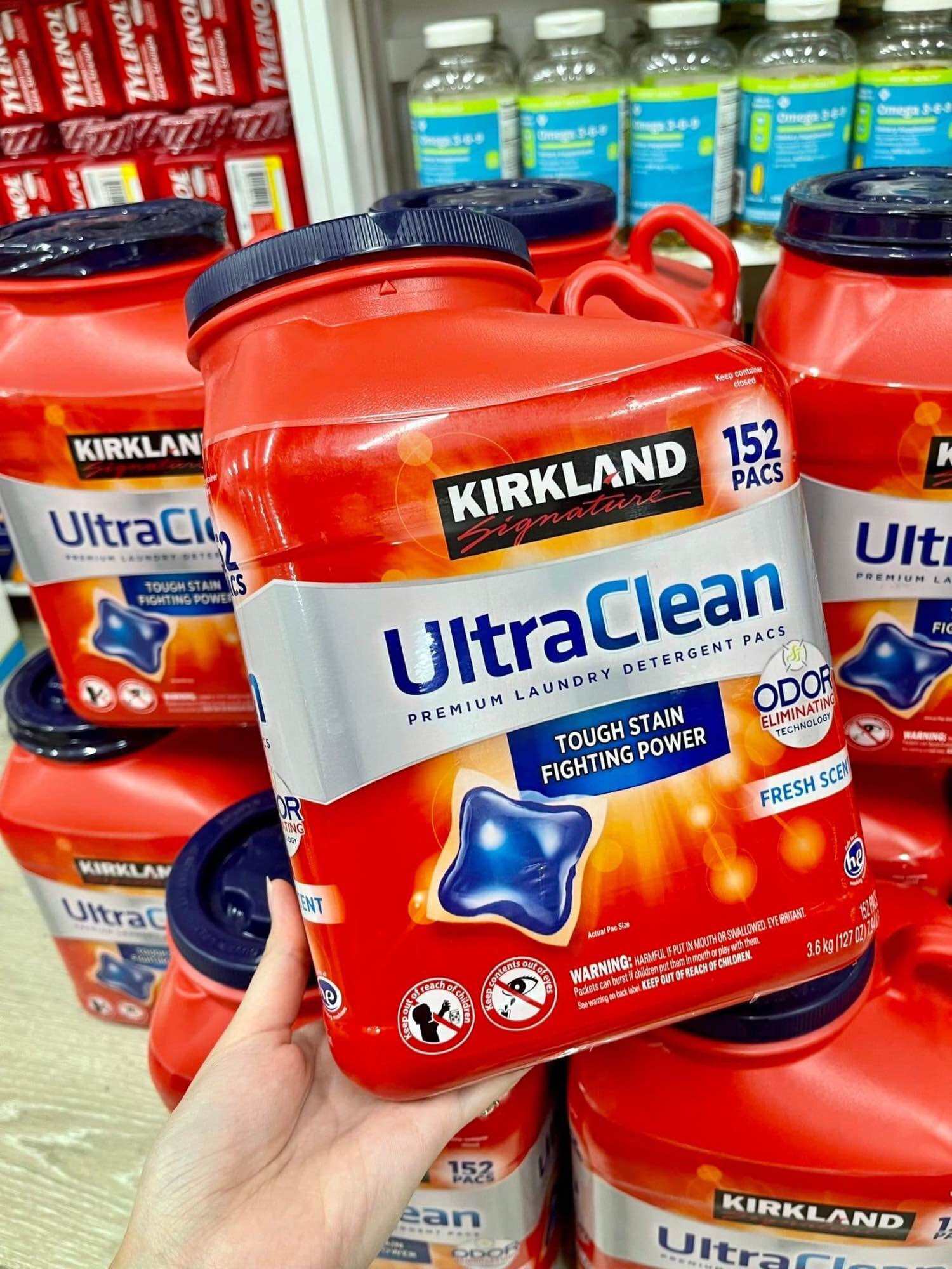 Viên Giặt Kirkland Ultra Clean 152 Viên Của Mỹ