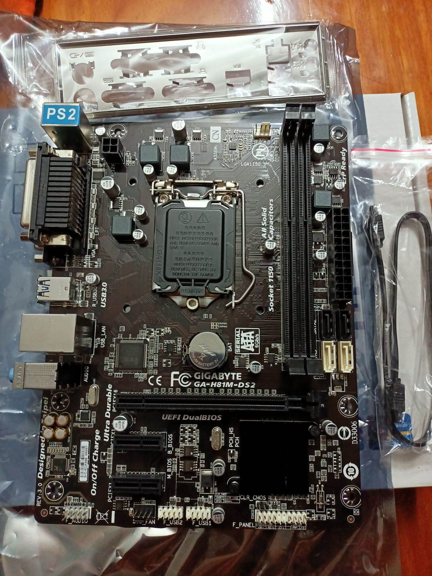 Main H81M-H gigabyte socket 1150 hàng mới chính hãng  ( kết nối HDMI - VGA )