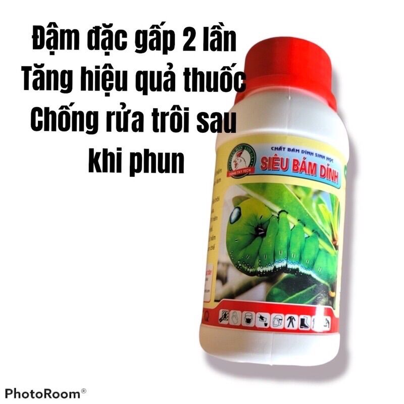 Bám dính sinh học chai lớn 220ml siêu đậm đặc 10% pha 200 lít nước