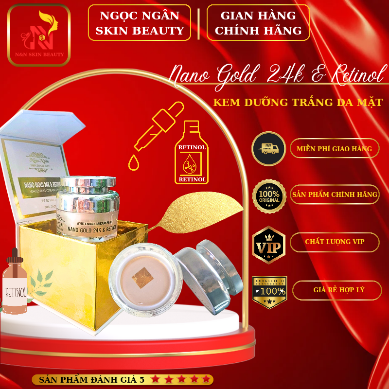 Kem retinol & vàng 24k