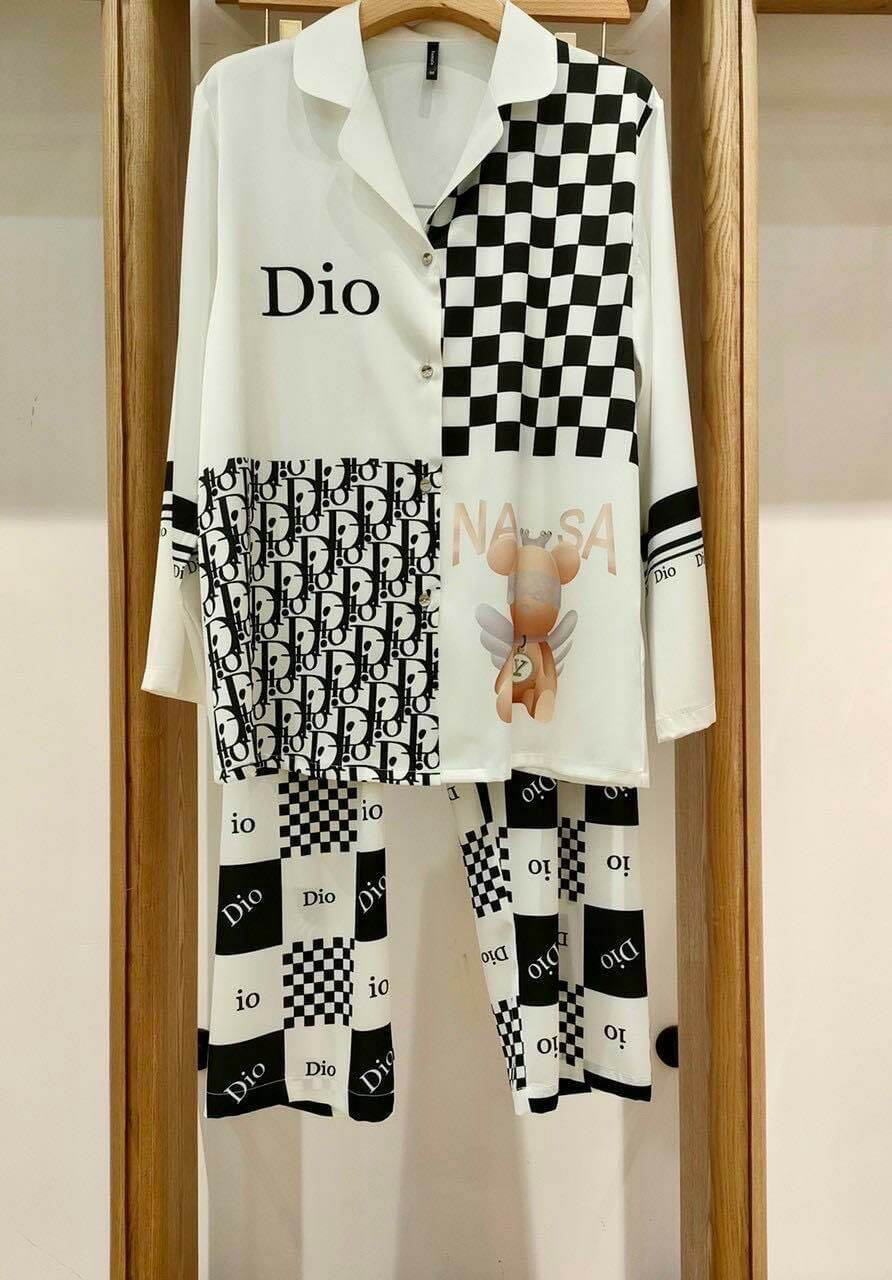 Set pijama gấu dìor tdqd