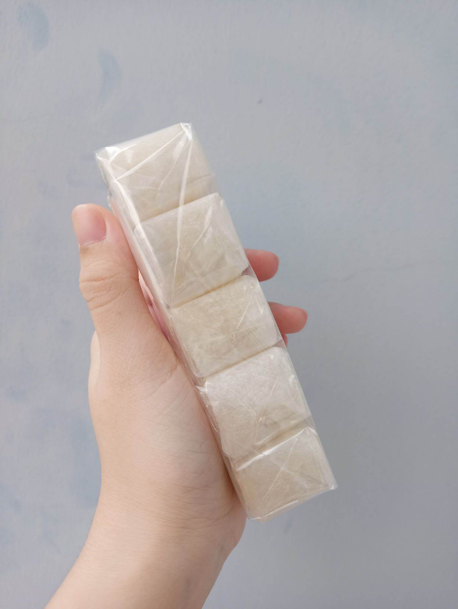 BÁNH DẺO TRẮNG NHÂN ĐẬU XANH_COMBO 5 CÂY