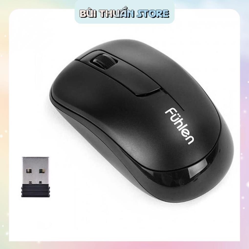 Chuột không dây Fuhlen A09B Optical Wireless Đen