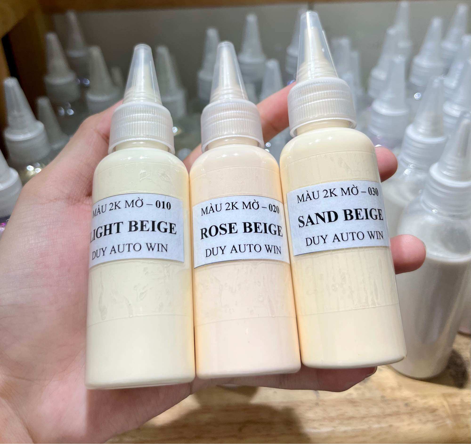 Sơn lacquer mô hình đóng chai 50g - Sơn mờ 1k
