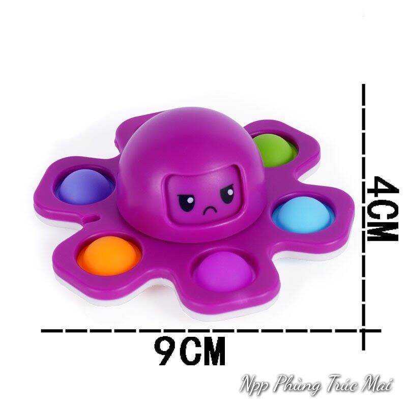 Pop it con quay bạch tuộc cảm xúc