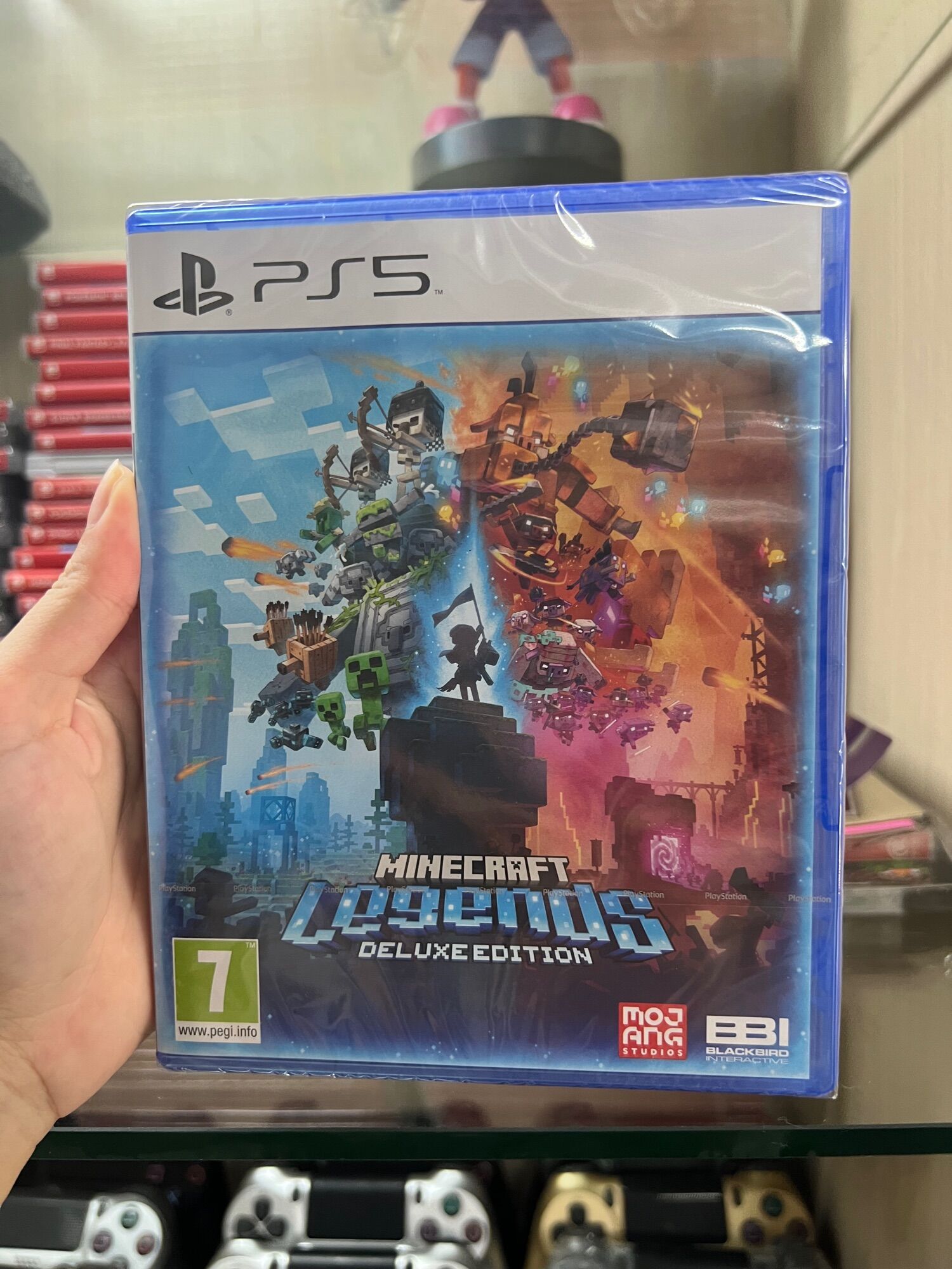 Đĩa chơi game PS4/ PS5: Minecraft Legends Deluxe Edition