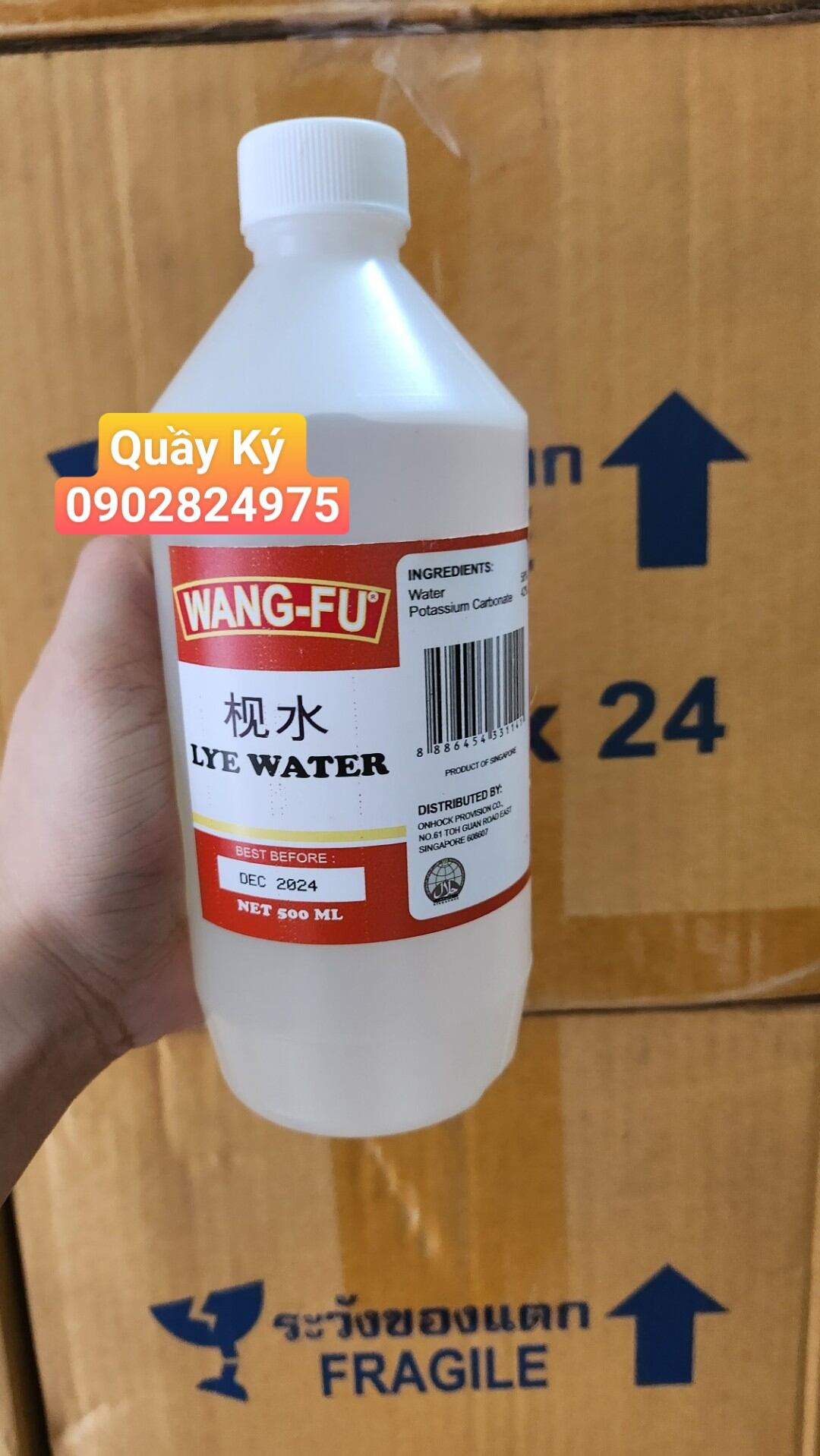 Nước tro tàu hiệu Wang-Fu 500ml