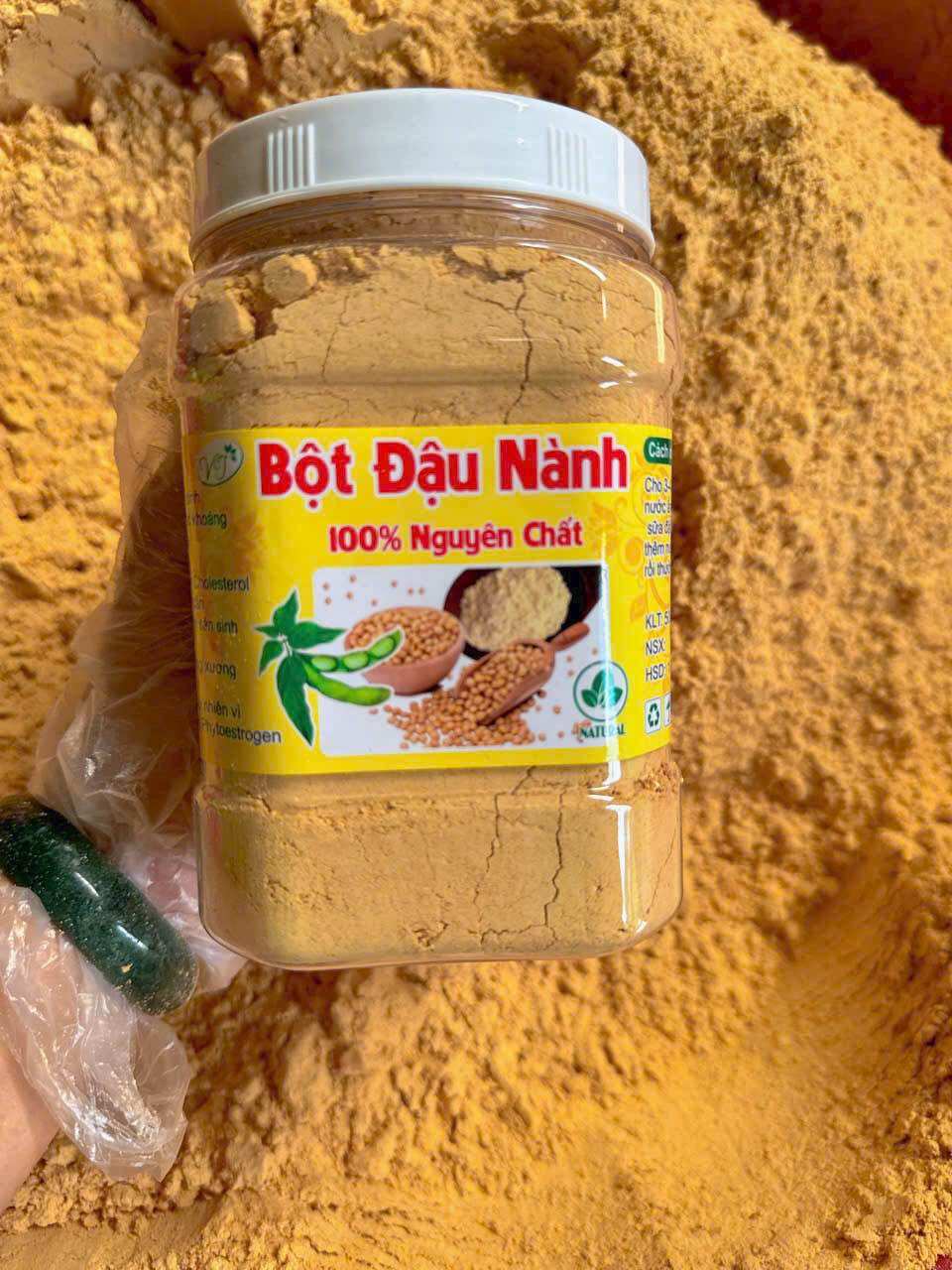 Combo 3hộp bột đậu nành rang xay nguyên chất 500g/hộp