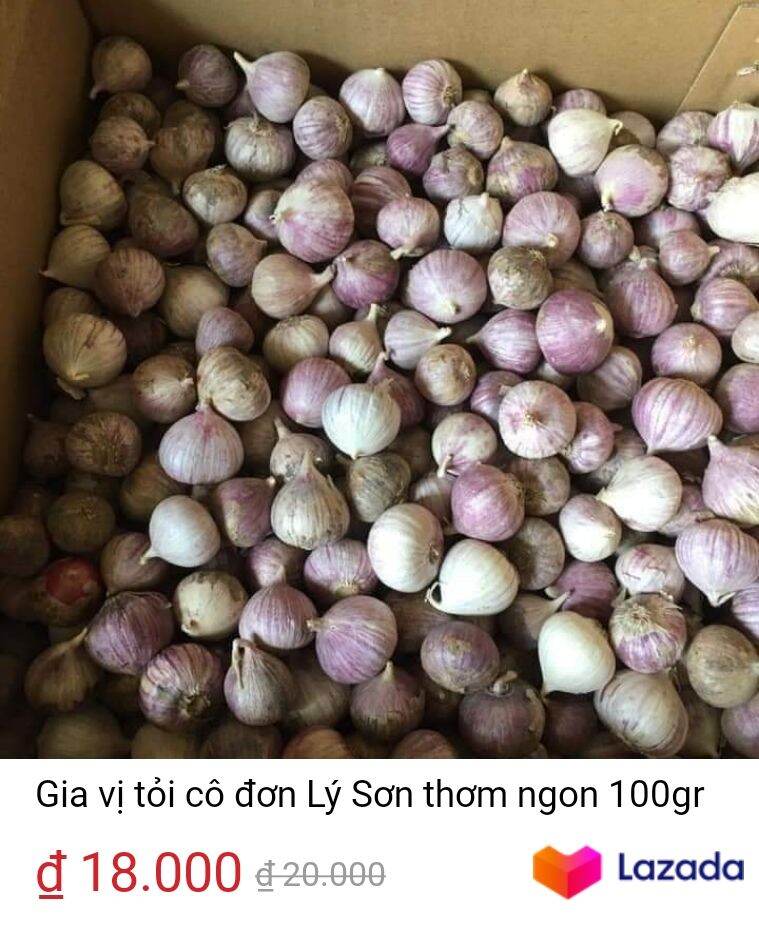 1kg Tỏi Cô đơn Lý Sơn thơm ngon