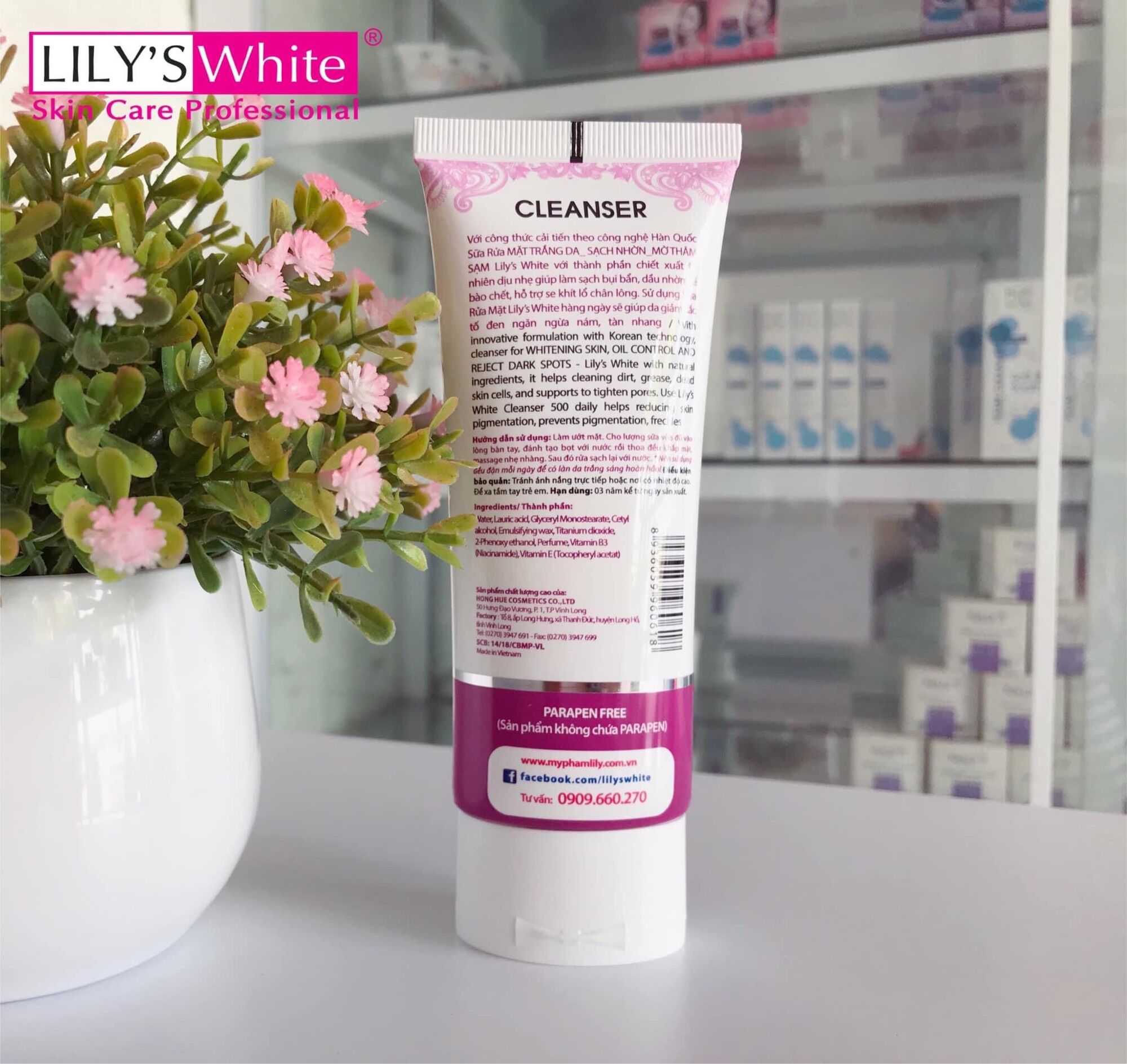 Sữa Rửa Mặt Sạch Nhờn Mờ Thâm Sạm Lily’s White