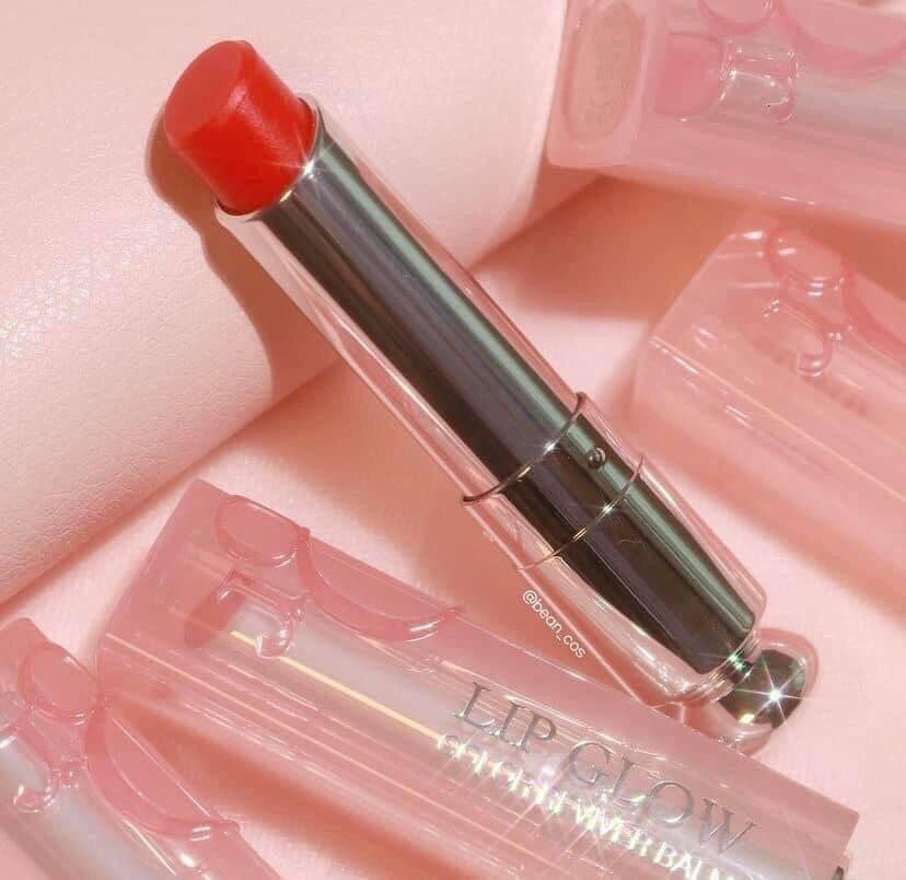 Son dưỡng Đior 015 đỏ cherry mẫu mới 2021