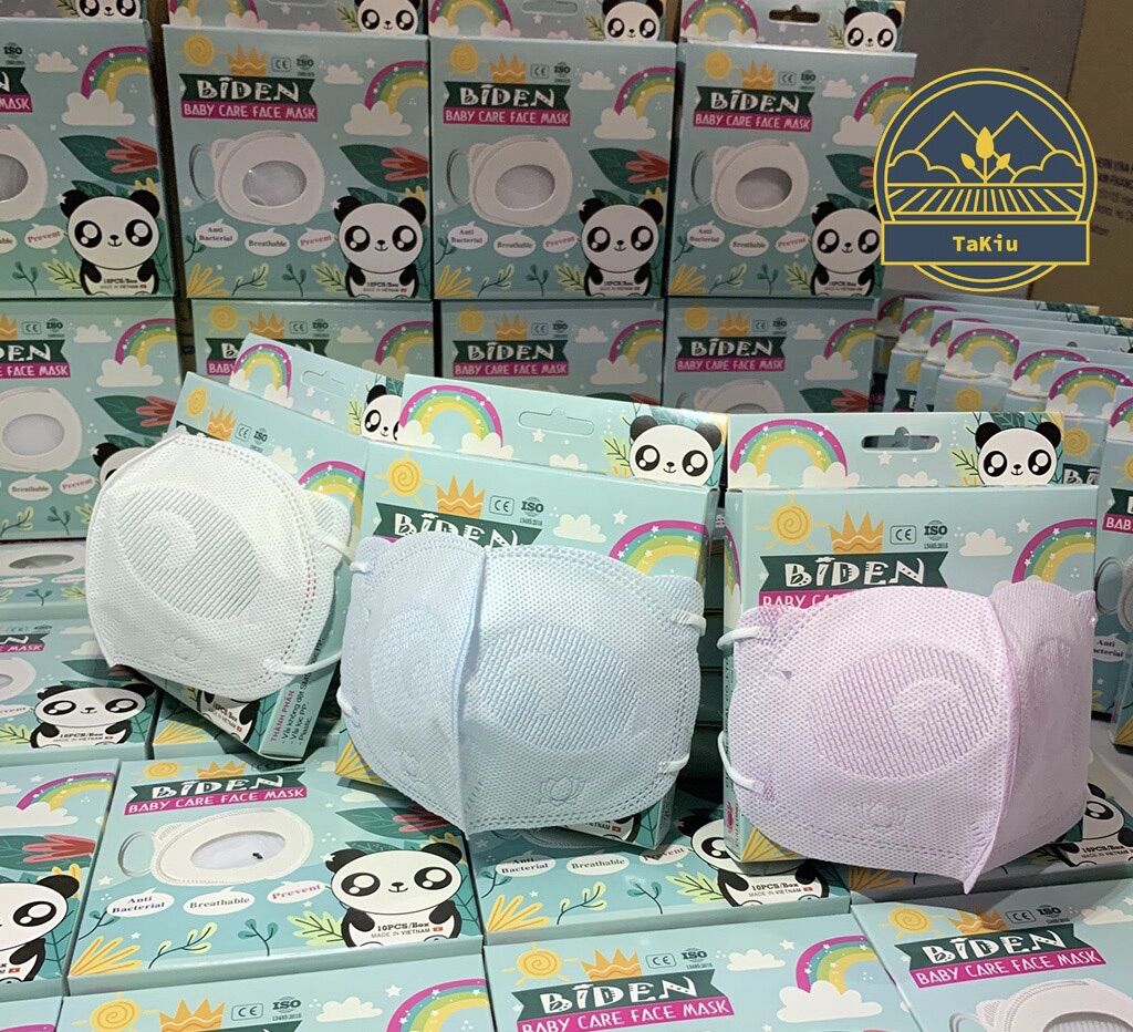 Khẩu trang 3D gấu cho bé Biden