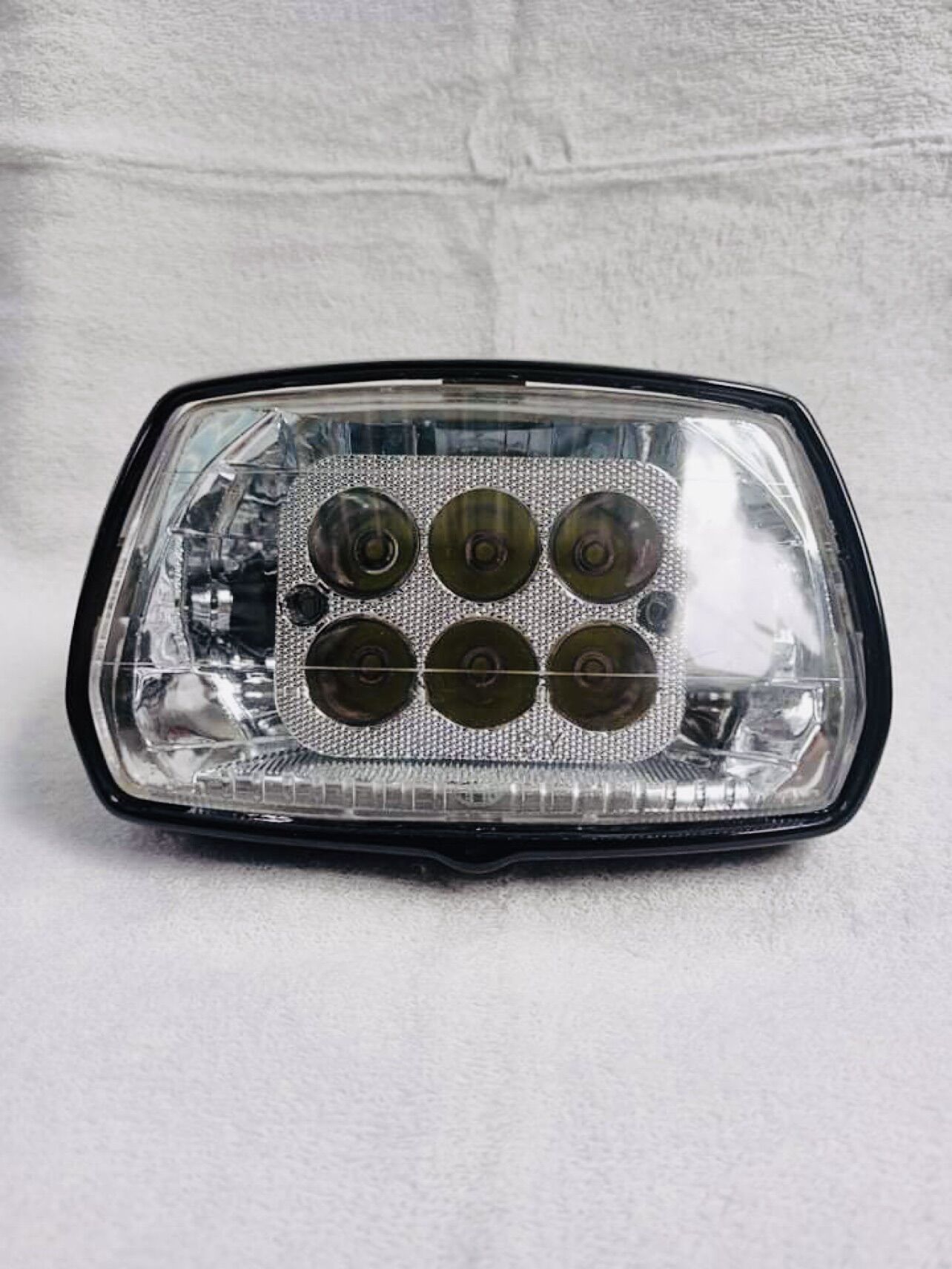 Bộ pha đèn Led 6 bóng cho xe Dream siêu sáng