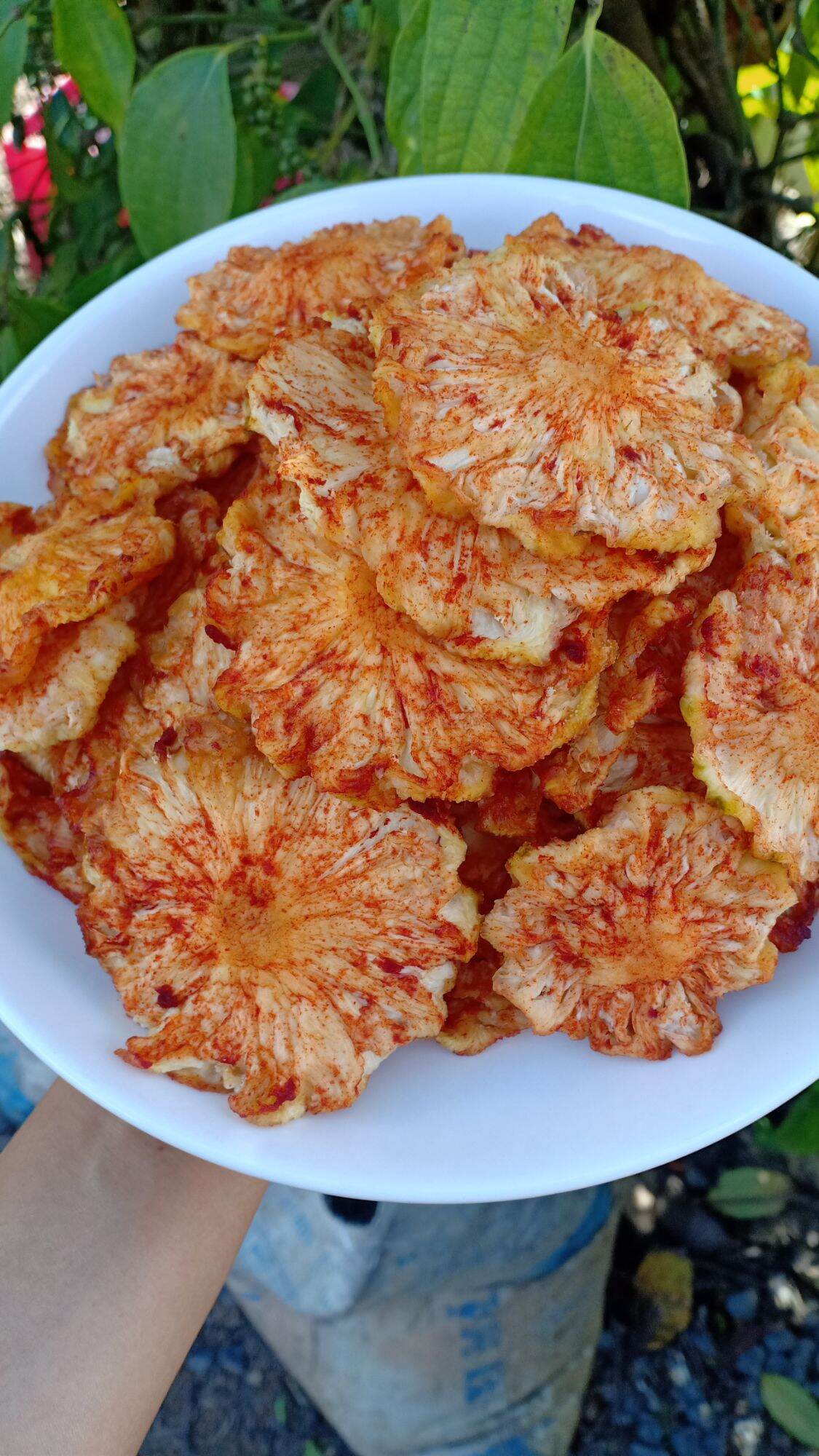 1kg Thơm sấy muối ớt nhà làm