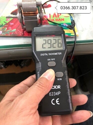 Máy đo tốc độ vòng quay động cơ laser VICTOR 6234P (mẫu mới 2025)   | Tính năng bộ nhớ tự động   | Giá trị tối đa/giá trị tối thiểu/giá trị cuối cùng   | Dụng cụ đo lường   | Thước cân & thước dây