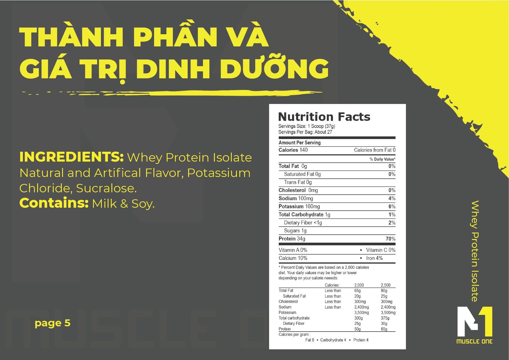 Whey Protein Isolate M1 1Kg ( MUA 1 Túi  TẶNG 1 BÌNH NƯỚC CAO CẤP )