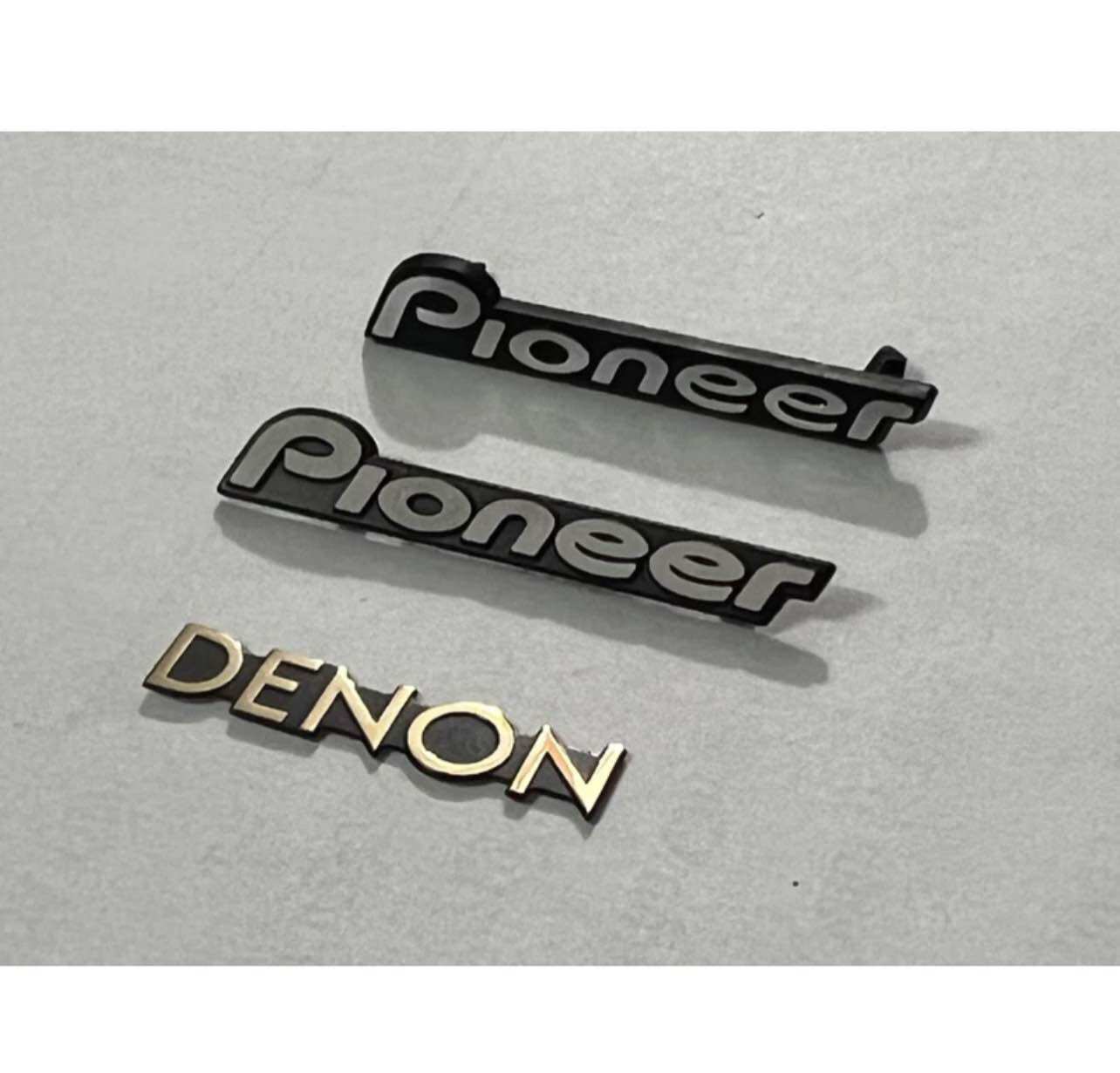 Chữ logo denon - pioneer , logo ampli - logo loa
