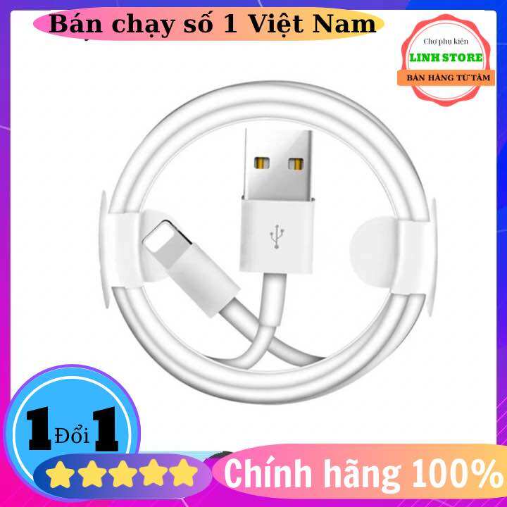 Cáp sạc ip Lightning 6ic zin chuẩn Sạc Nhanh-An Toàn