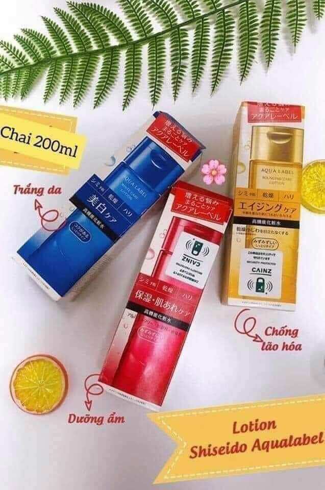 Nước hoa hồng Shiseido Aqualabel Lotion Aqualabel 200ml