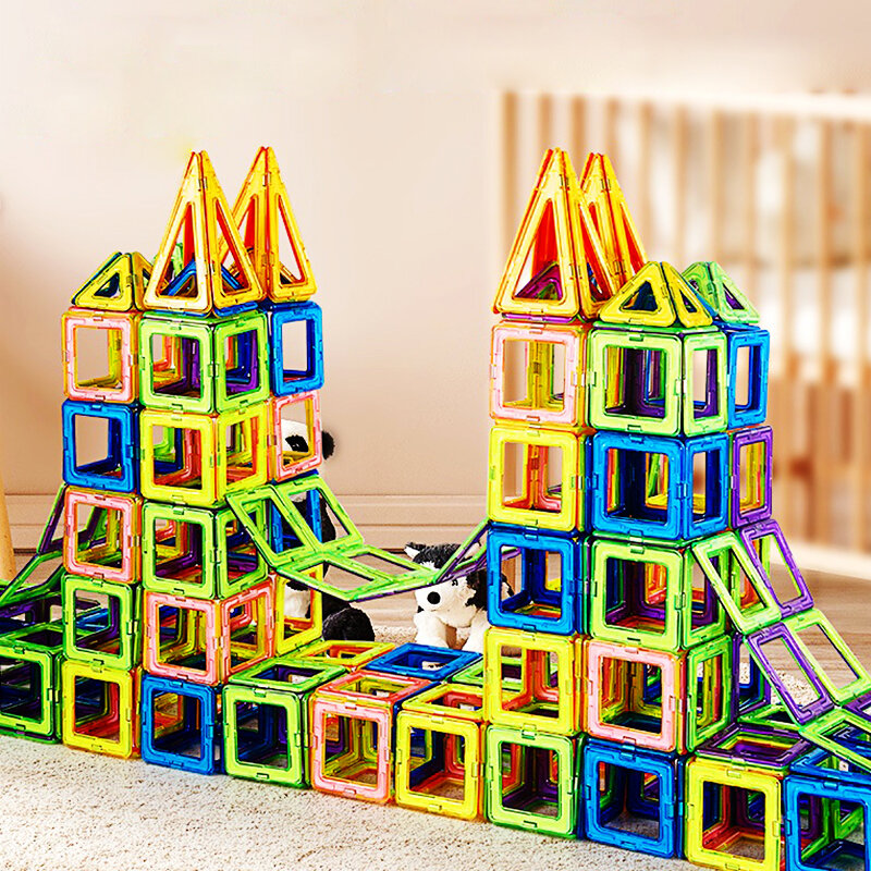 Từ Khối Xây Dựng Size Lớn Và Kích Thước Nhỏ DIY Nam Châm Đồ Chơi Cho Trẻ Em Thiết Kế Xây Dựng Bộ Quà Tặng Cho Trẻ Em Đồ Chơi