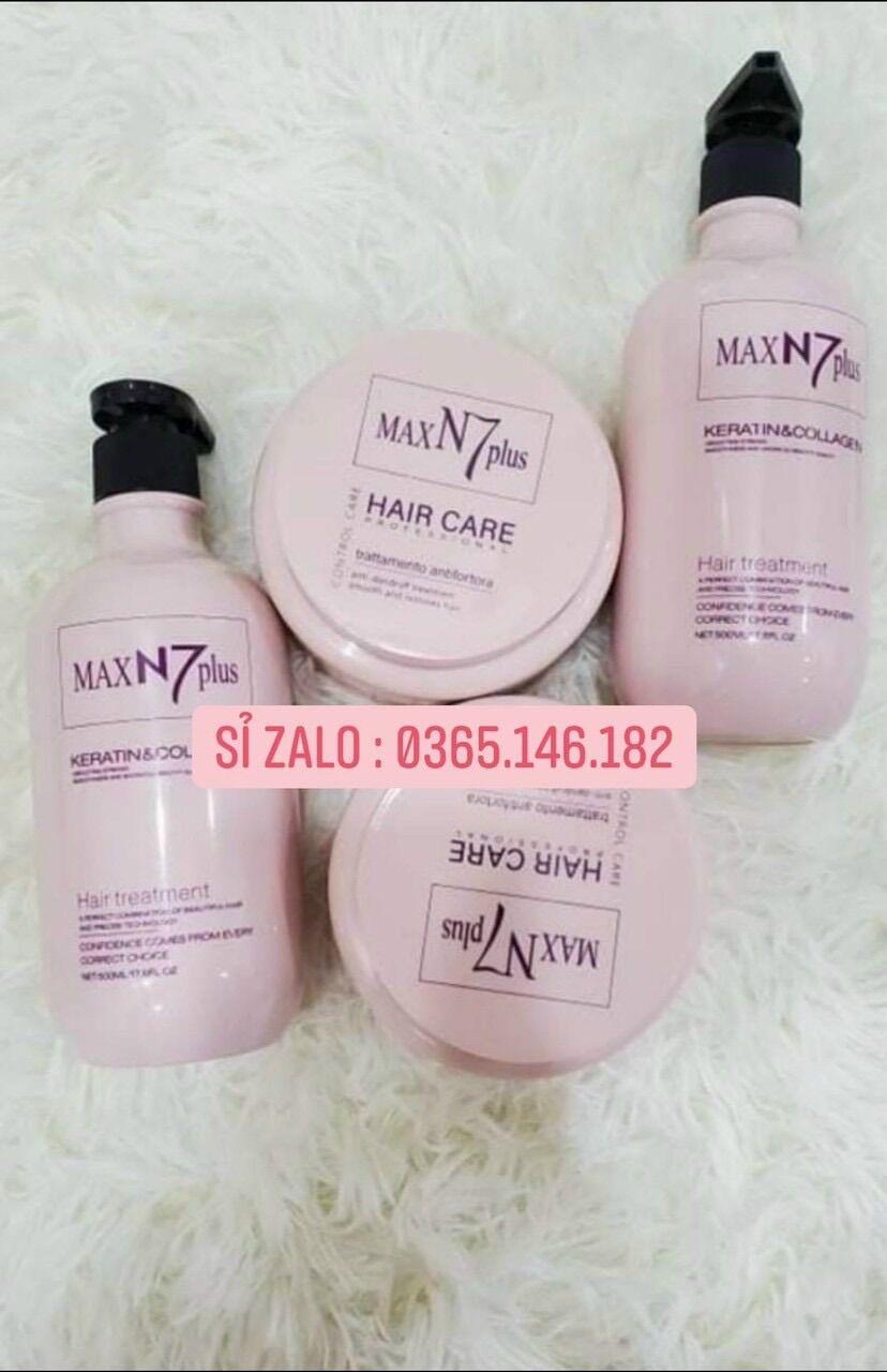 Hấp Phục hồi MAX N7 Collagen loại Chai 500ml