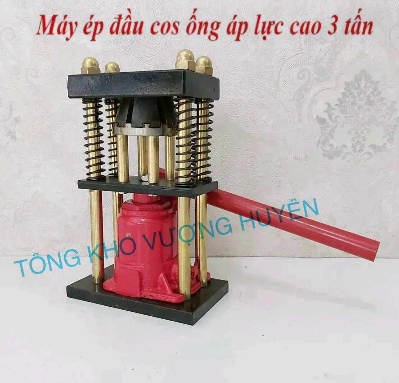 Máy bấm đầu dây áp lực. máy bấm thuỷ lực đầu cốt dây rửa xe, dây phun thuốc từ 6.5mm đến 16mm