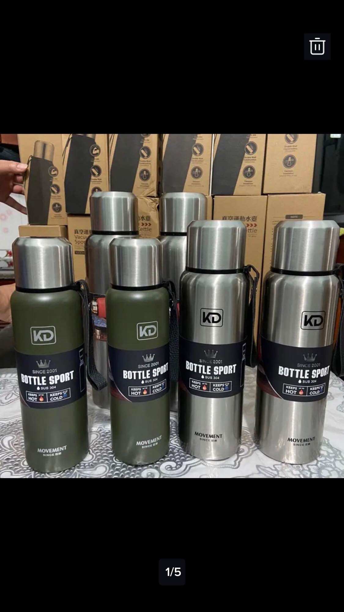 Bình giữ nhiệt kd inox 304 - 750ml-1l-1.5l