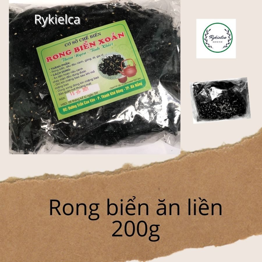 Rong biển xoắn ăn liền đà nẵng gói 200g