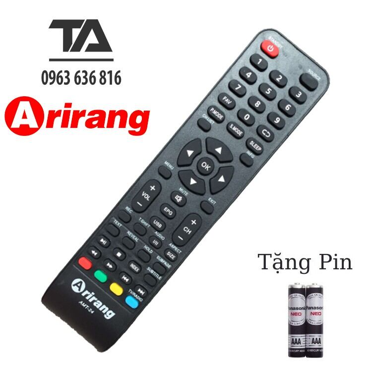 Remote điều khiển tivi arirang - hàng tốt tặng kèm pin