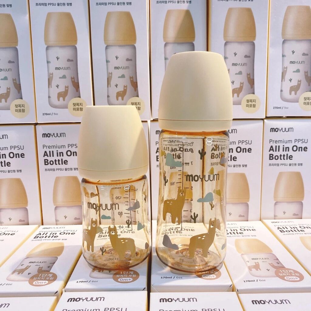 Bình sữa Moyuum lạc đà 170ml/270ml đẹp cho bé