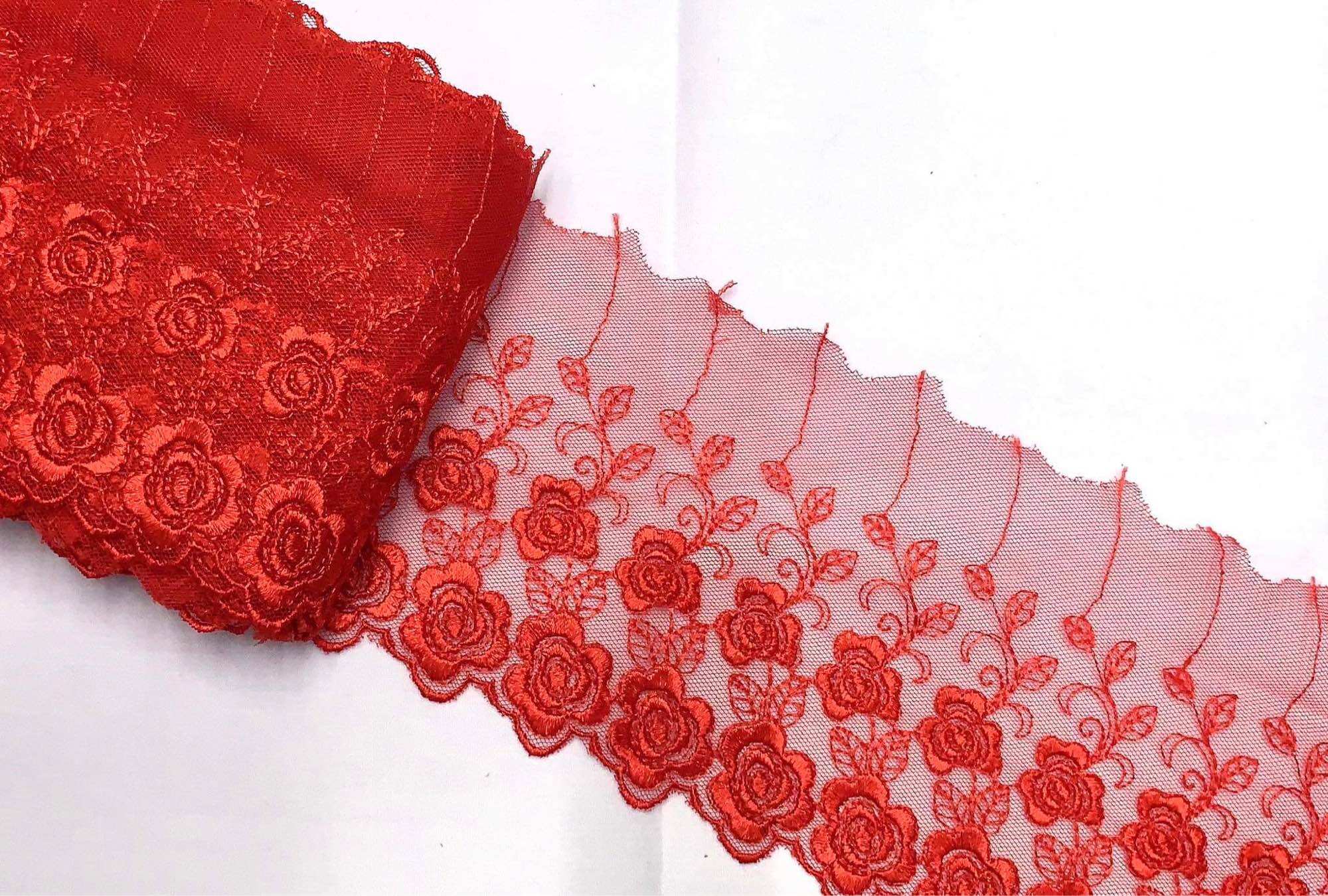 1 mét Ren lưới 10cm lựa chọn màu.
