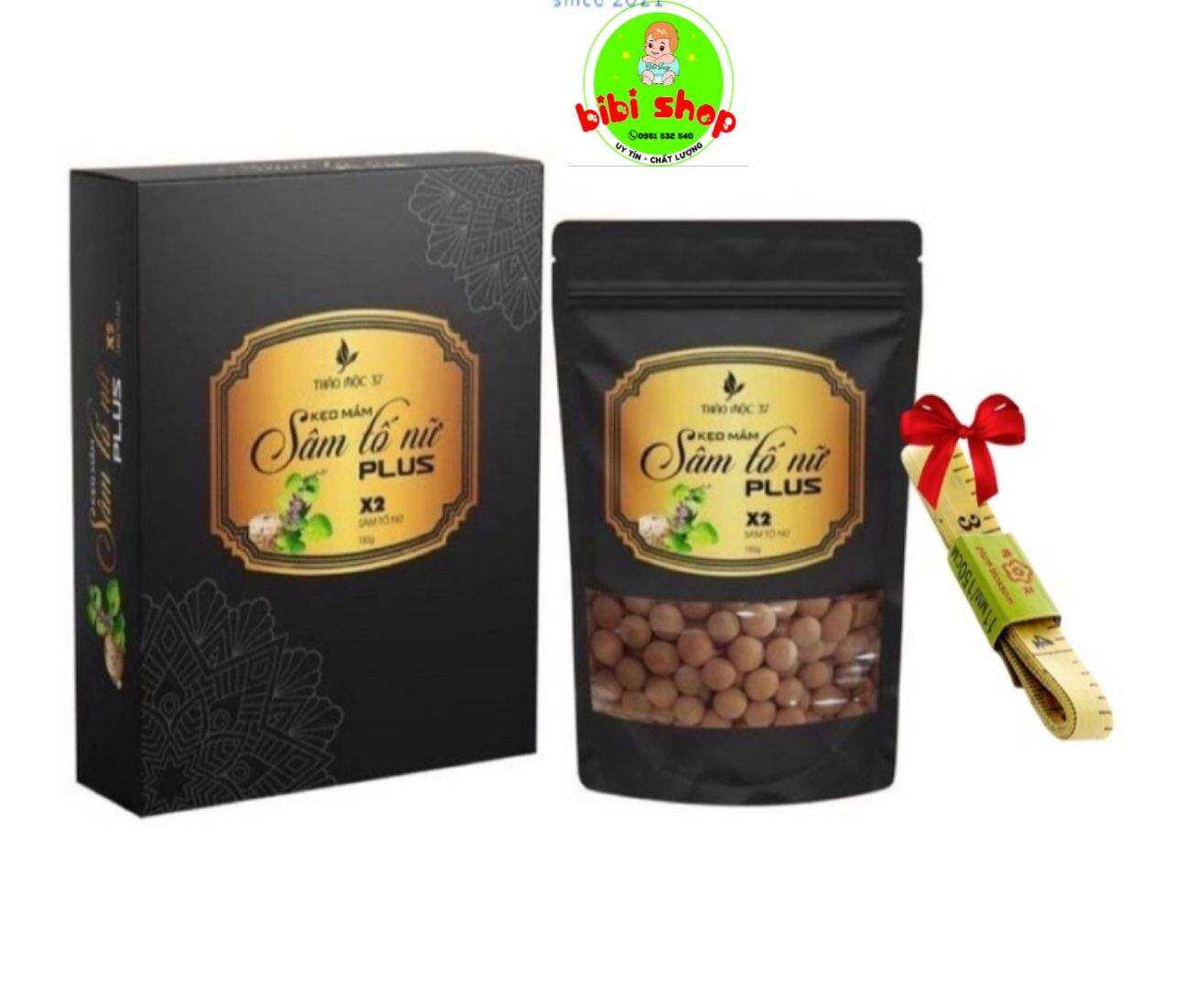 [Chính hãng] Kẹo mầm sâm tố nữ plus thảo mộc 37