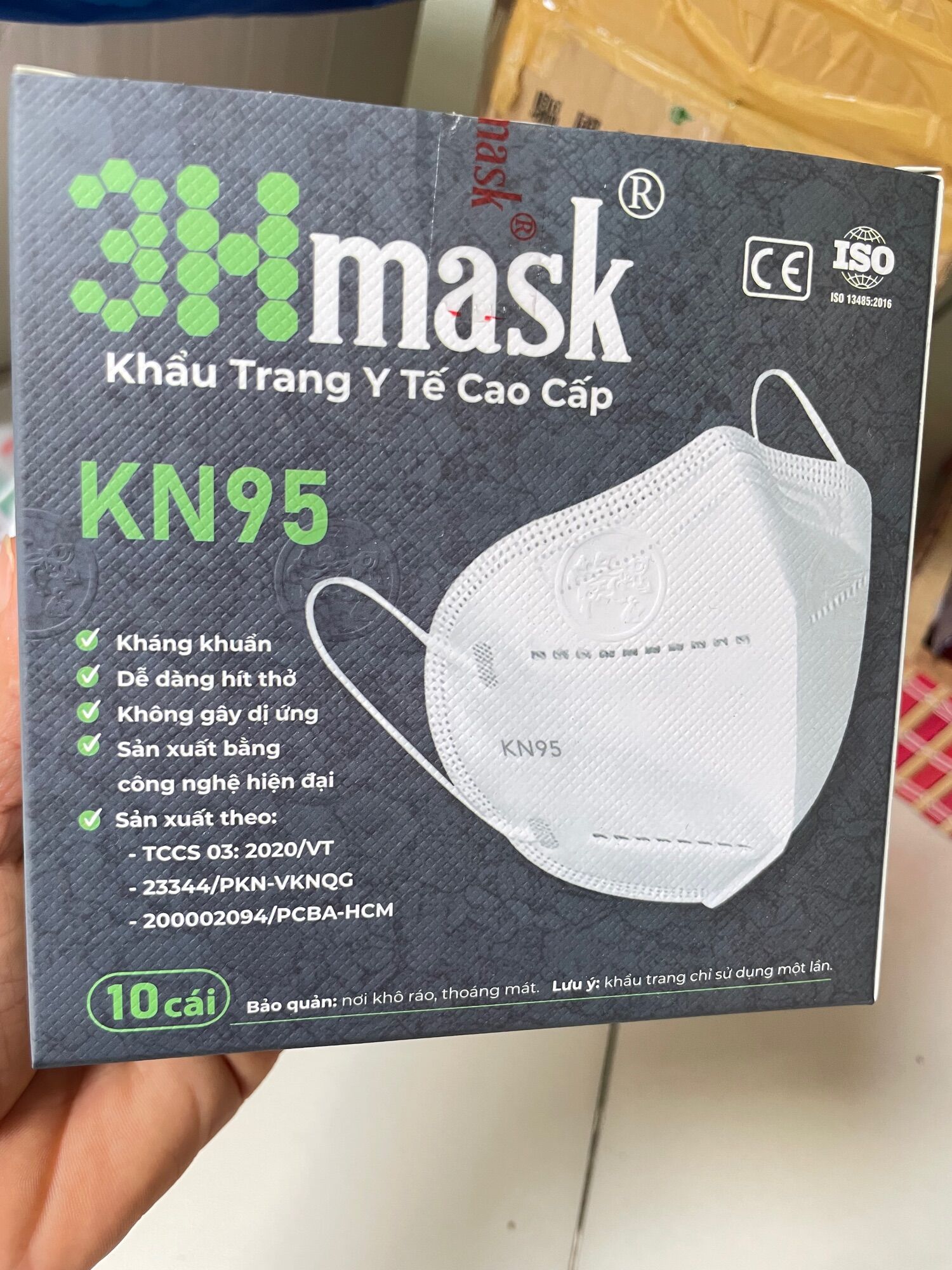 COMBO 5 hộp khẩu trang KN95, Khẩu trang, Khẩu trang y tế, Khẩu trang vải, Khẩu trang Vĩnh Tiến, 3H Mask, Mask, Surgical mask, Khẩu trang than hoạt tính