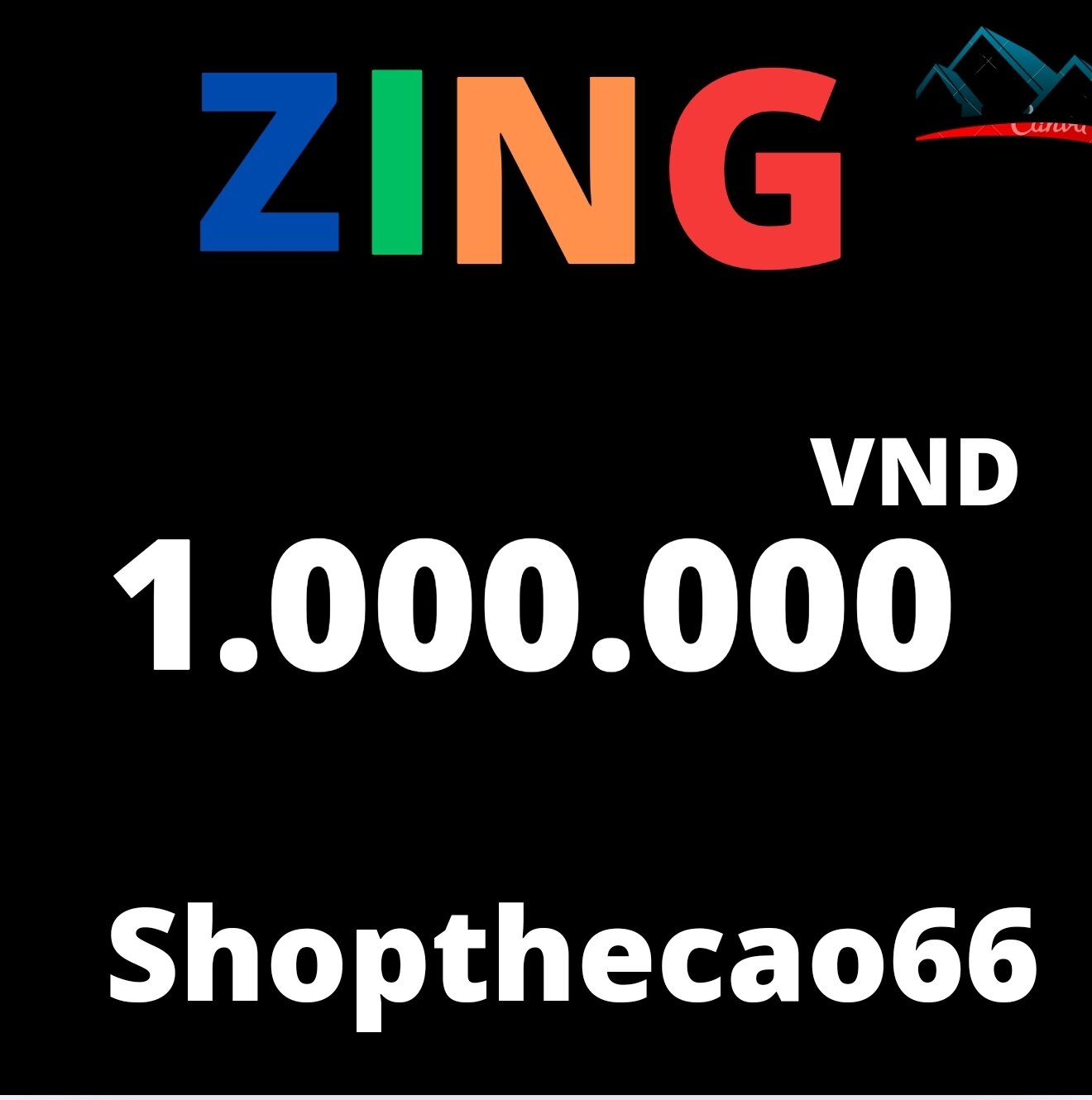 Zing card 1,000.000 VND