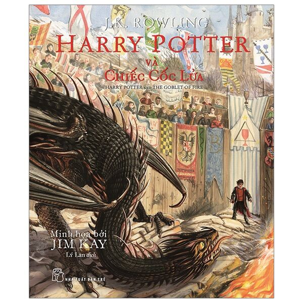 Sách - harry potter và chiếc cốc lửa - bản đặc biệt có tranh minh họa màu