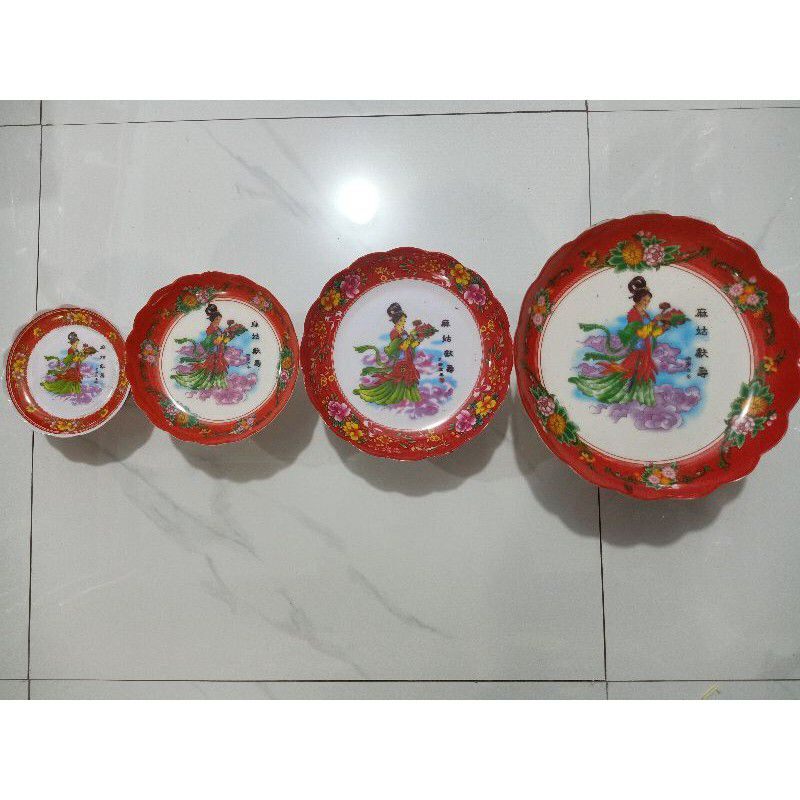 Dĩa Chưng Cúng Trái Cây Nhựa Mica (Nhiều Size)