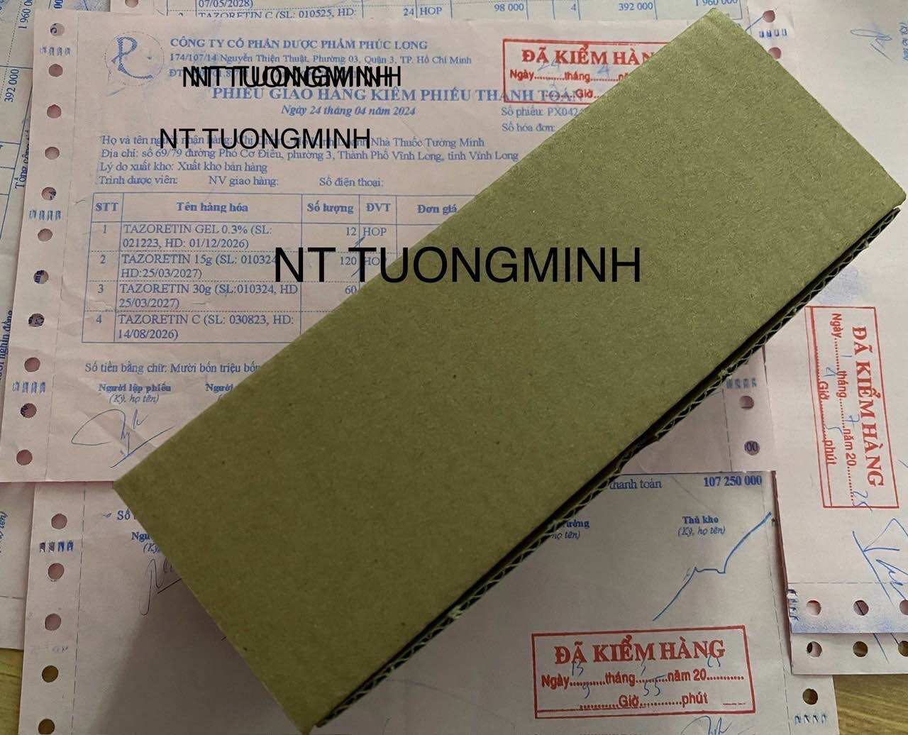 Hộp Carton 6x6x16 Đựng Kem Dưỡng Da 10g/15g/30g
