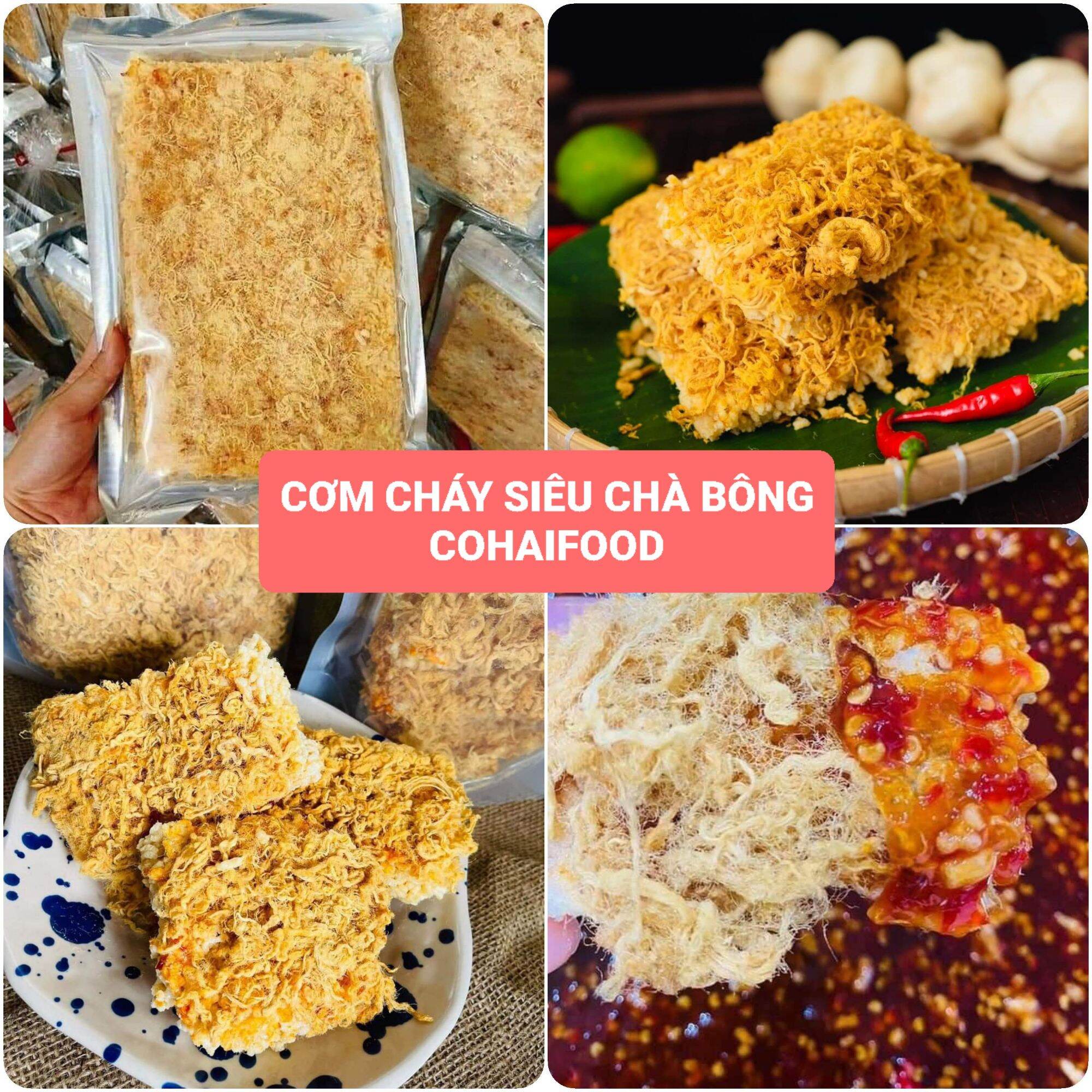 Cơm cháy siêu chà bông - ăn vặt số 1 gói ~180gr