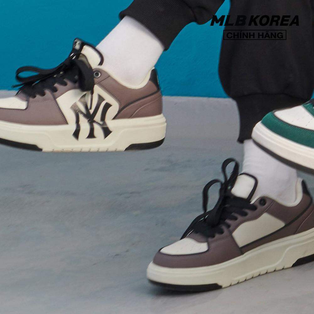 Mlb - giày sneakers unisex cổ thấp chunky liner 3asxclb3n-50cgs