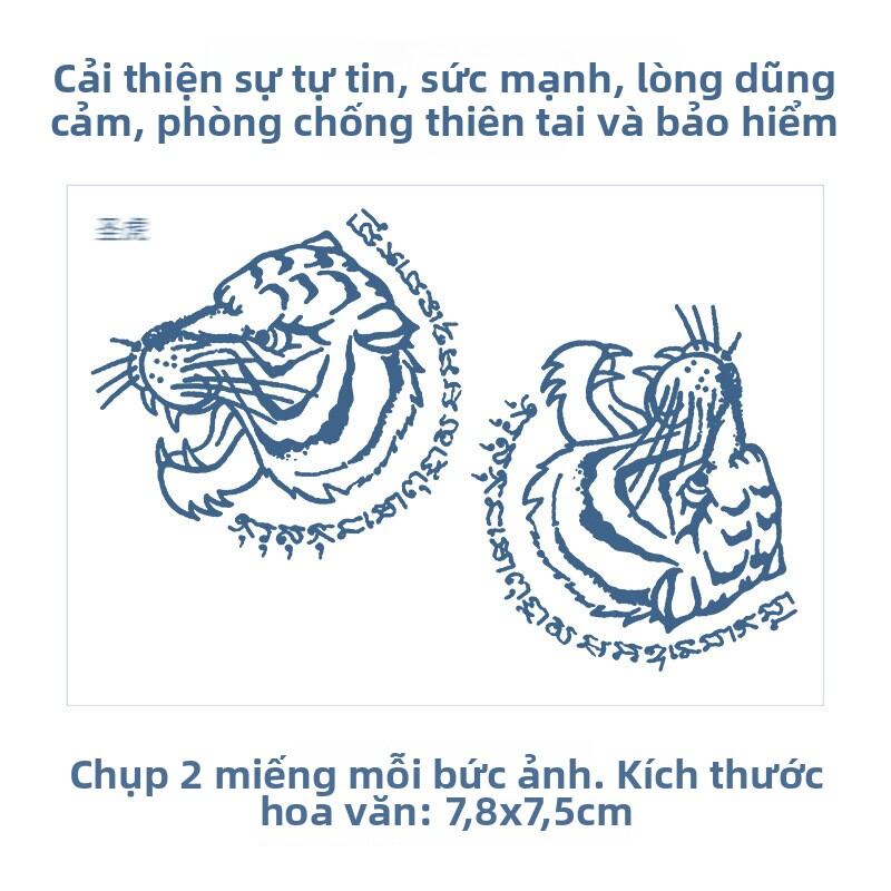 Nhãn Dán Hình Xăm Lâu Trôi Nửa Vĩnh Viễn Chống Thấm Nước Hình Chữ Kinnara Hình Ảnh Của Phật Giáo Và 