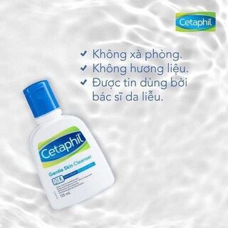 [HCM]Sữa Rửa Mặt Cetaphil Gentle Skin Cleanser (125 ml)
